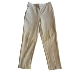 NWT Banana Republic Hayden Pant Womens 4 Oyster Pearl Tapered Leg Ankle MSRP $90